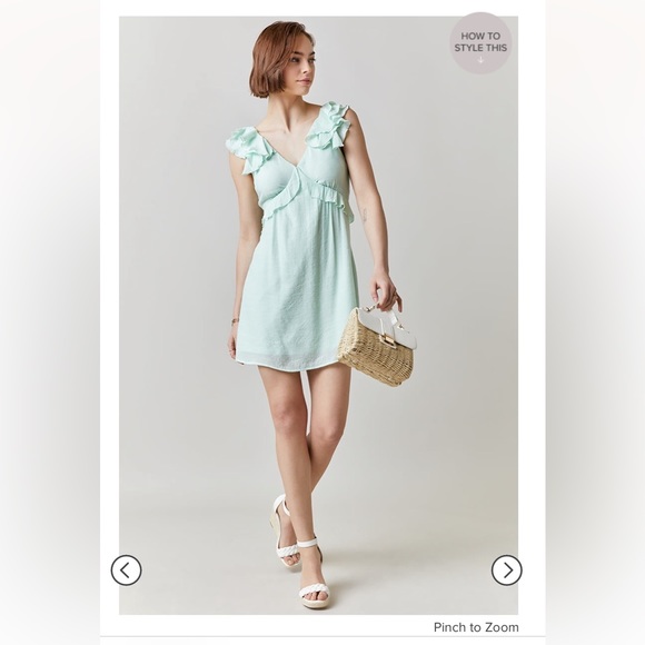 Francesca’s Camila Ruffle Mini Dress - Picture 3 of 8